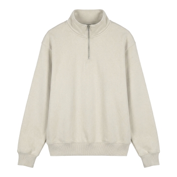 Sweat zippé coton biologique 340g