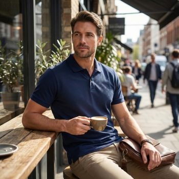 Polo maille piquée 240g