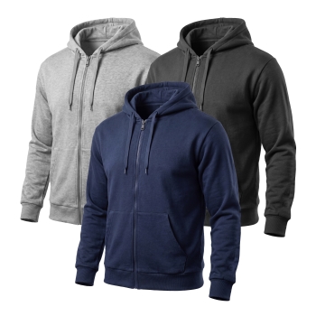 Sweat zippé à capuche