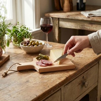 Planche bois avec manche