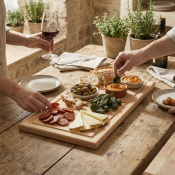 Planche bois rectan. long