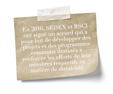 SEDEX et BSCI